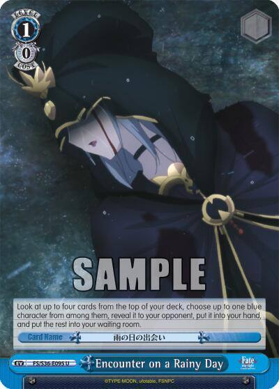 Encounter on a Rainy Day FS/S36-E095 U Fate/stay night [Unlimited Blade Works] Vol. II Card