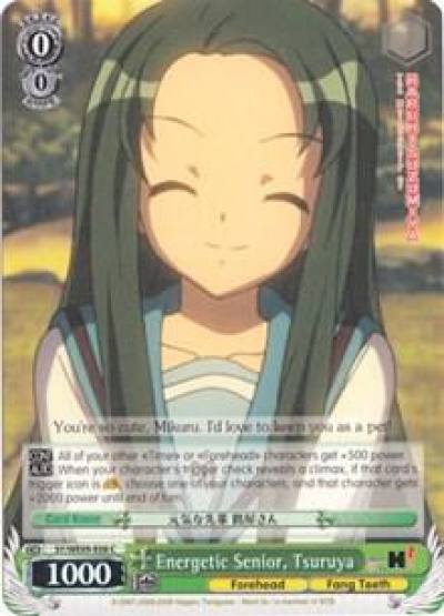 Energetic Senior Tsuruya Foil SY/WE09-E08 The Melancholy of Haruhi Suzumiya Extra Booster Card