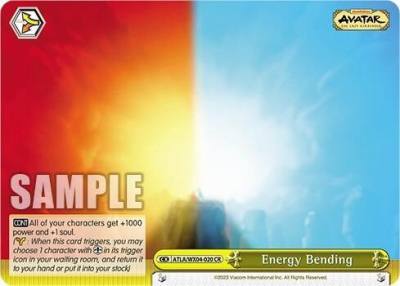Energy Bending ATLA/WX04-020 CR Avatar: The Last Airbender Card