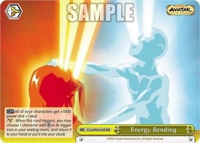 Energy Bending RRR ATLA/WX04-020R RRR Avatar: The Last Airbender Card