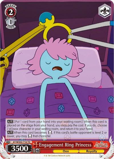 Engagement Ring Princess AT/WX02-T16 TD Adventure Time Card