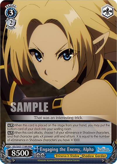 Engaging the Enemy Alpha RRR EIS/SX07-T18R The Eminence in Shadow Card