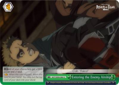Entering the Enemy Airship AOT/SX04-046 CC Attack On Titan: Final Season Card