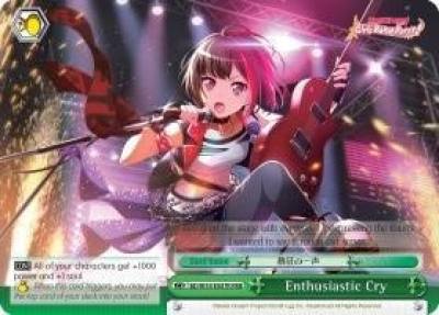 Enthusiastic Cry RRR BD/W54-E047R RRR BanG Dream! Girls Band Party! Card