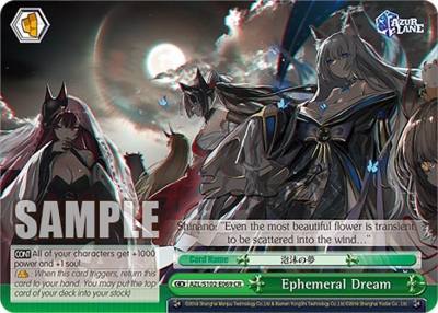 Ephemeral Dream AZL/S102-E069 CR Azur Lane Card