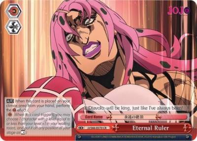 Eternal Ruler JJ/S66-E070 CR JoJo's Bizarre Adventure: Golden Wind Card