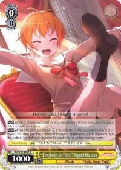 Everybody On Three Hagumi Kitazawa BD/W54-E004 R BanG Dream! Girls Band Party! Card
