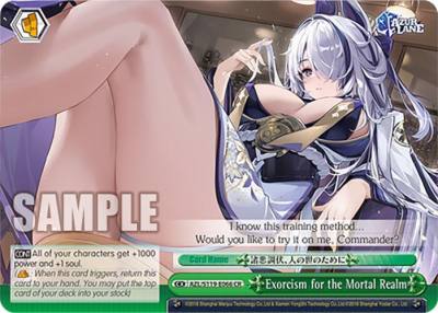 Exorcism for the Mortal Realm AZL/S119-E066 CR Azur Lane Vol. 2 Card