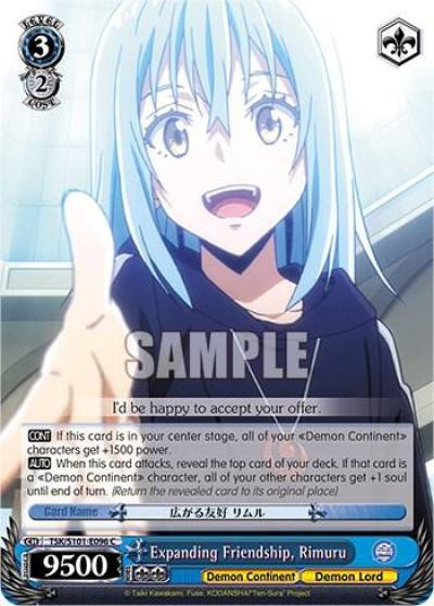 Expanding Friendship Rimuru TSK/S101-E096 C That Time I Got Reincarnated as a Slime Vol.3 Card