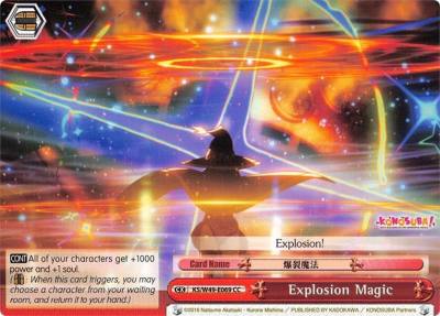 Explosion Magic KS/W49-E069 CC KonoSuba Card