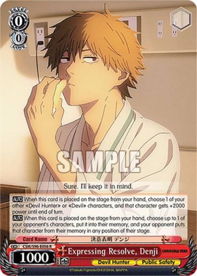 Expressing Resolve Denji CSM/S96-E056 R Chainsaw Man Card