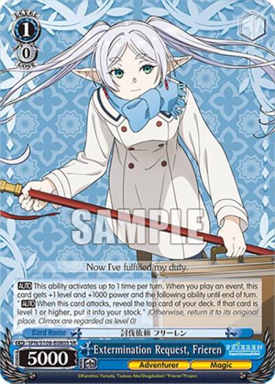 Extermination Request Frieren SR SFN/S108-E080S SR Frieren: Beyond Journey’s End Card