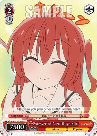 Extroverted Aura Ikuyo Kita BTR/W107-E093 C BOCCHI THE ROCK! Card