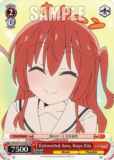 Extroverted Aura Ikuyo Kita SR BTR/W107-E093S SR BOCCHI THE ROCK! Card