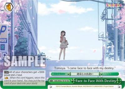 Face to Face With Destiny SHS/W56-TE10 TD Saekano: How to Raise a Boring Girlfriend Card
