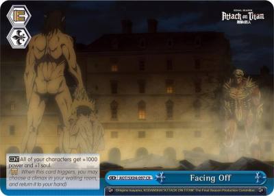 Facing Off AOT/SX04-097 CR Attack On Titan: Final Season Card