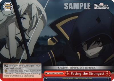 Facing the Strongest RRR EIS/SX07-057R The Eminence in Shadow Card