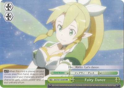 Fairy Dance RRR SAO/S47-E049R RRR Sword Art Online Re: Edit Card