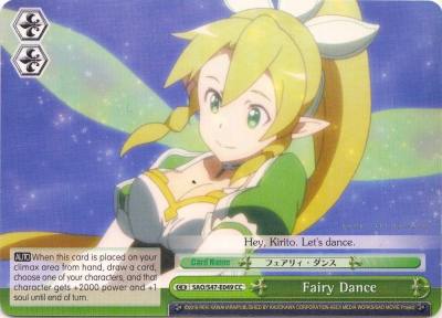 Fairy Dance SAO/S47-E049 CC Sword Art Online Re: Edit Card