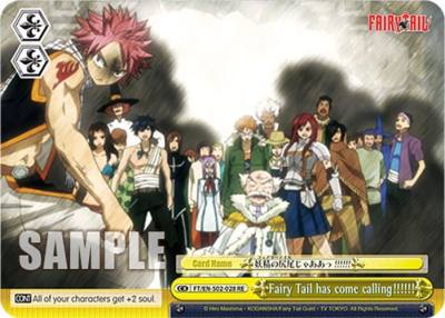 Fairy Tail has come calling FT/EN-S02-028 CC RE Fairy Tail Chronicle Set Card
