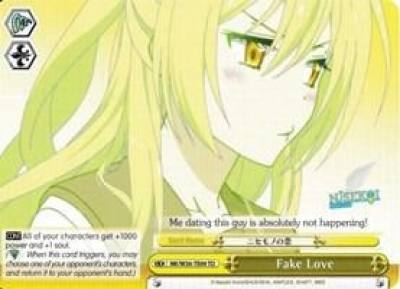 Fake Love TD NK/W30-TE09 TD NISEKOI -False Love- Card