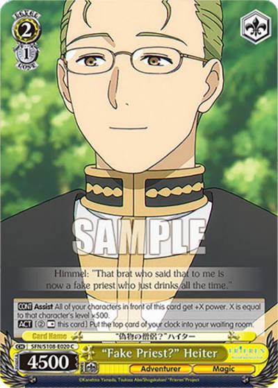 Fake Priest Heiter SFN/S108-E020 C Frieren: Beyond Journey’s End Card