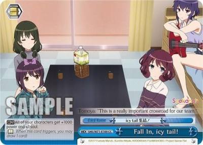 Fall In icy tail SHS/W71-E100 CC Saekano How to Raise a Boring Girlfriend. flat Card