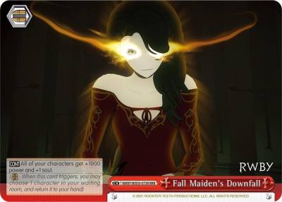 Fall Maidens Downfall RRR RWBY/WX03-073R RRR RWBY Card