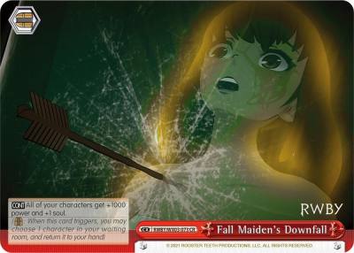 Fall Maidens Downfall RWBY/WX03-073 CR RWBY Card