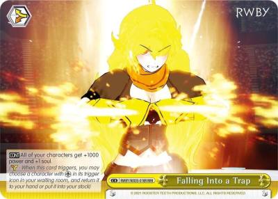 Falling Into a Trap RRR RWBY/WX03-018R RRR RWBY Card