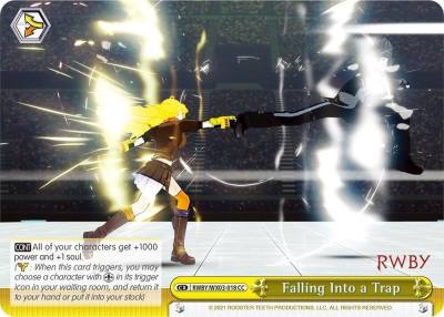 Falling Into a Trap RWBY/WX03-018 CC RWBY Card