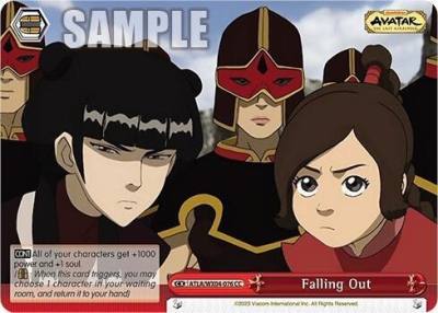 Falling Out ATLA/WX04-076 CC Avatar: The Last Airbender Card