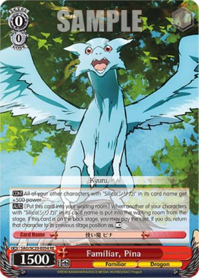 Familiar Pina SAO/SC20-E054 RE Sword Art Online Chronicle Set Card