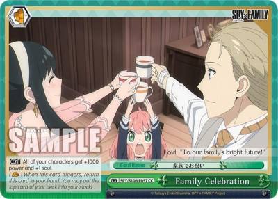 Family Celebration SPY/S106-E057 CC SPY x FAMILY Card
