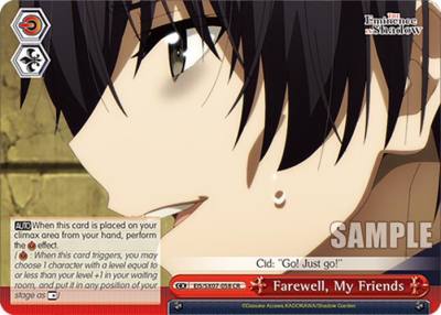 Farewell My Friends EIS/SX07-058 The Eminence in Shadow Card