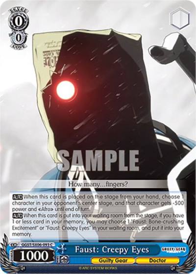 Faust Creepy Eyes GGST/SX06-093 C Guilty Gear -Strive- Card