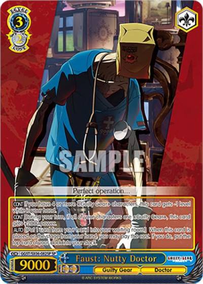 Faust Nutty Doctor SP GGST/SX06-082SP SP Guilty Gear -Strive- Card