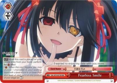 Fearless Smile RRR DAL/W79-E073R RRR Date A Live Card