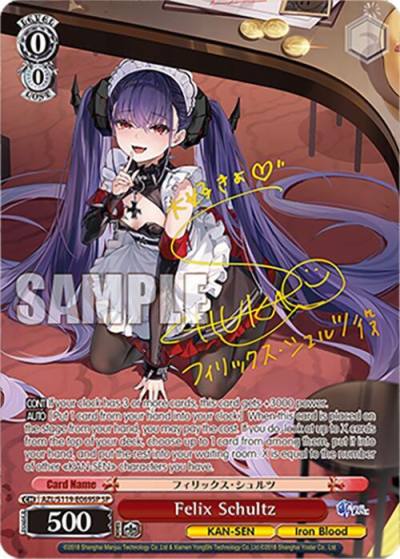 Felix Schultz SP AZL/S119-E069SP SP Azur Lane Vol. 2 Card
