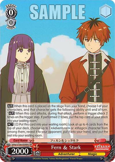 Fern and Stark SR SFN/S108-E049S SR Frieren: Beyond Journey’s End Card