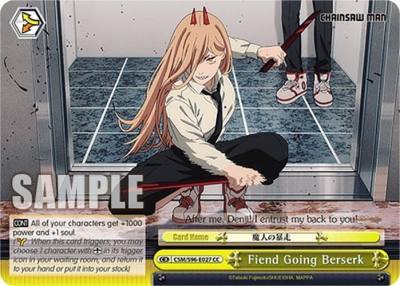 Fiend Going Berserk CSM/S96-E027 CC Chainsaw Man Card