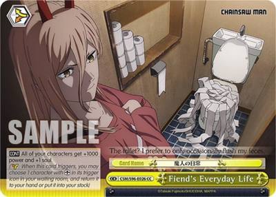 Fiends Everyday Life CSM/S96-E026 CC Chainsaw Man Card
