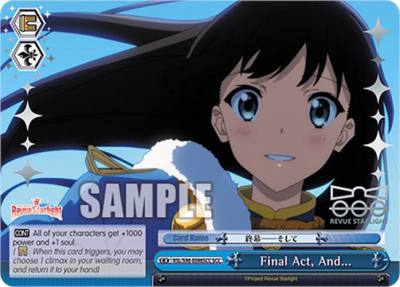 Final Act And SCC RSL/S98-E098SCC SCC Revue Starlight The Movie Card