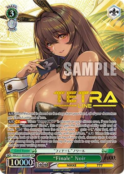 Finale Noir SSP NIK/S117-E032SSP SSP GODDESS OF VICTORY: NIKKE Card