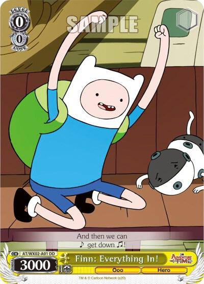 Finn Everything In AT/WX02-A01 Adventure Time Card
