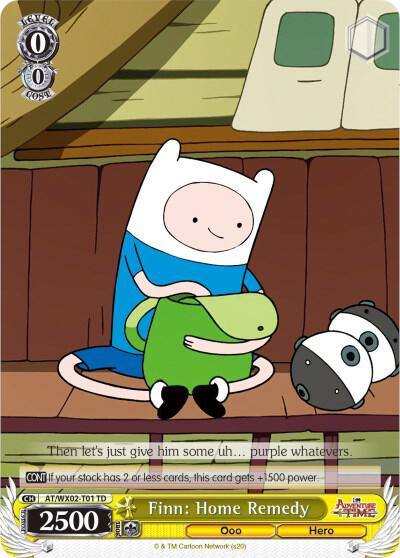 Finn Home Remedy AT/WX02-T01 TD Adventure Time Card
