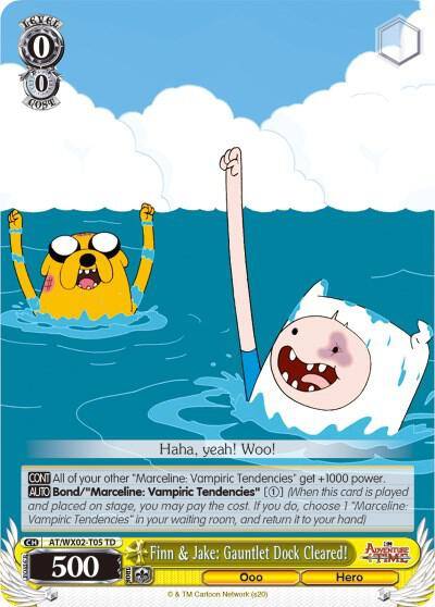 Finn and Jake Gauntlet Dock Cleared AT/WX02-T05 TD Adventure Time Card