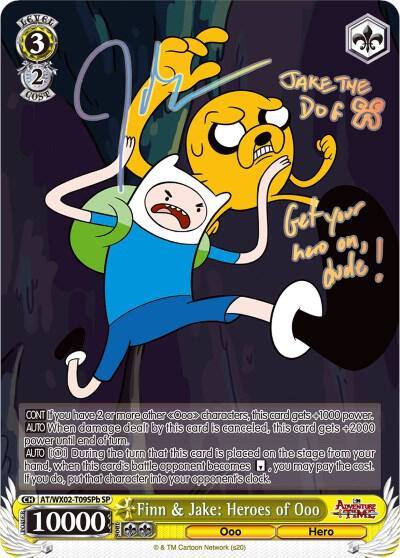 Finn and Jake Heroes of Ooo SP B AT/WX02-T09SPb SP Adventure Time Card
