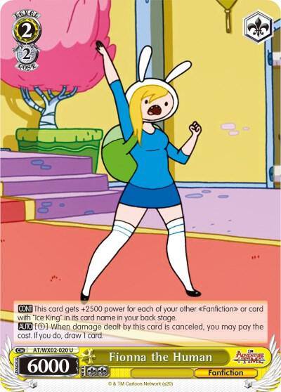 Fionna the Human AT/WX02-020 U Adventure Time Card