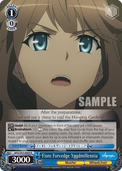 Fiore Forvedge Yggdmillennia APO/S53-E069 R Fate/Apocrypha Card